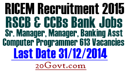 RICEM-Recruitment-2015-Manager-Banking-Asst-Computer-Programmer-613-Posts-261x148
