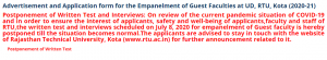 RTU Kota Recruitment Postponement of Written Test and Interviews-1075x197